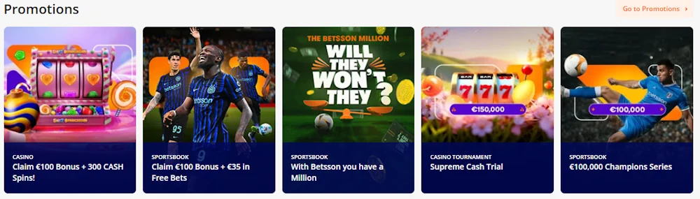 Promozioni Betsson Casino